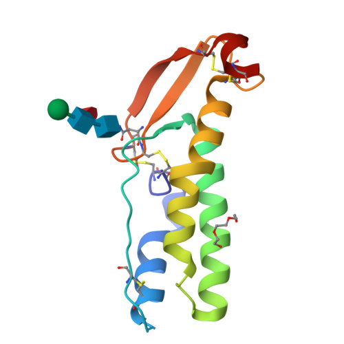 RCSB PDB - 7UX0: Human Sperm TMEM95 Ectodomain