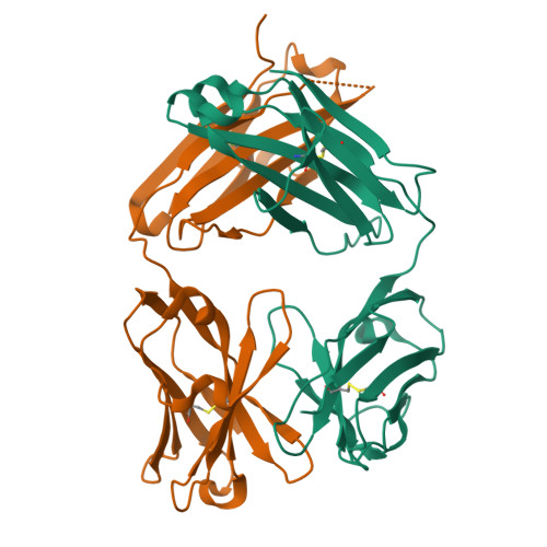3D molecular structure of burosumab-twza (PDB entry 7VEN)