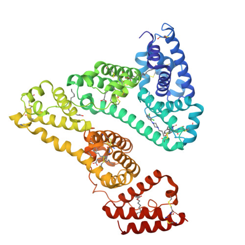 RCSB PDB - 7VR9: Crystal structure of human serum albumin complex with ...