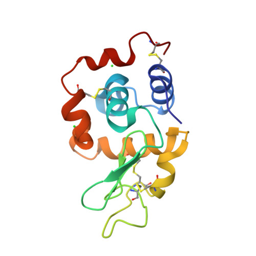 RCSB PDB - 7WBD: Crystal structure of lysozyme (multilcrystal ...