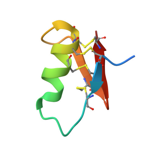 RCSB PDB - 7X4D: Crystal structure of chlorotoxin mutant - Y29K