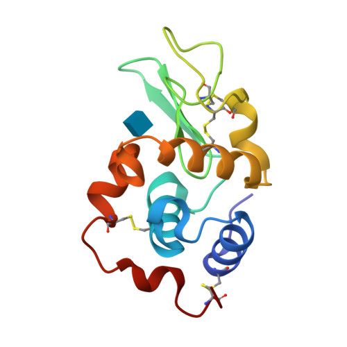 RCSB PDB - 7XF8: Crystal Structure of Human Lysozyme Complexed with N ...
