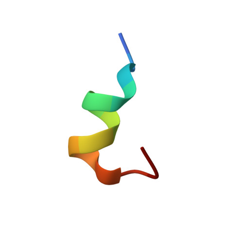 RCSB PDB 7YSS Novel Salt Resistant Antimicrobial Peptide RR14