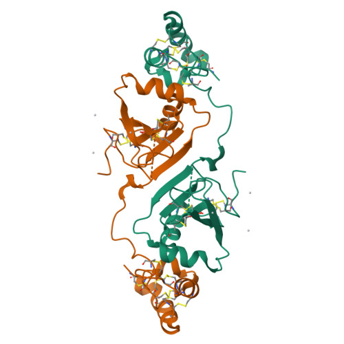 Rcsb Pdb Bwa Crystal Structure Of Human Twisted Gastrulation Protein Homolog Twsg In