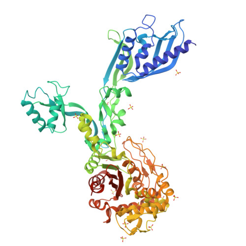 RCSB PDB - 8F3R: Crystal structure of Penicillin Binding Protein 5 ...