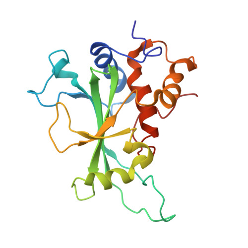 RCSB PDB - 8FKM: Human Atg3 with deletions of residues 1 to 25 and 90 ...