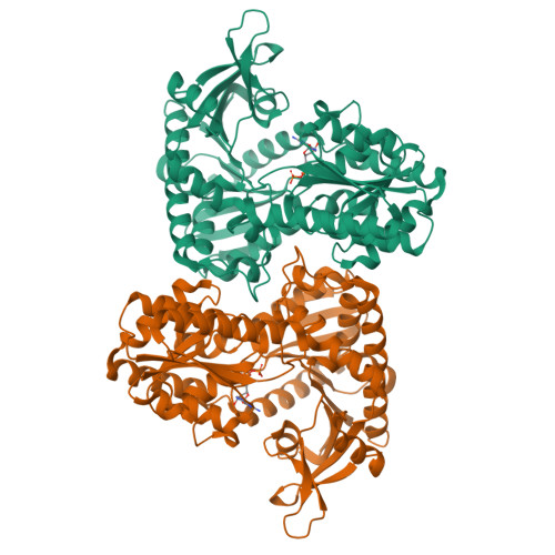 RCSB PDB - 8IYE: Structure of VldE-D158N in complex with GDP image.