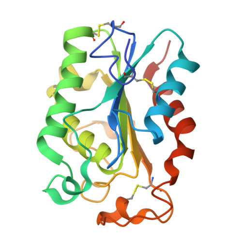 RCSB PDB - 8JCT: Crystal structure of fungal cutinase from Aspergillus ...