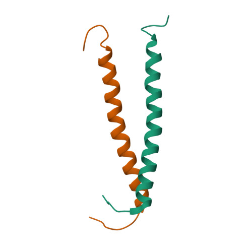 RCSB PDB - 8OYD: TrkB transmembrane domain NMR structure in DMPC/DHPC ...