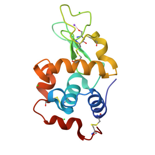 RCSB PDB - 8PYP: 25 micrometer HEWL crystals solved at room-temperature ...