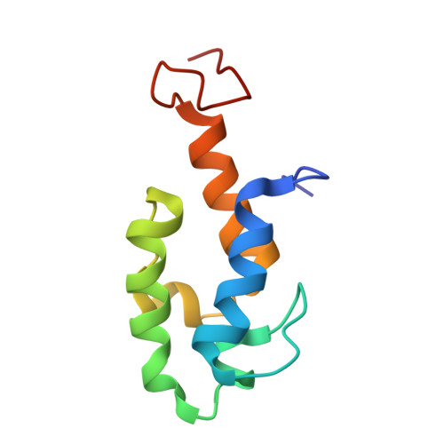 RCSB PDB - 8QSX: Solution NMR structure of the novel adaptor domain ...