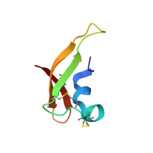RCSB PDB - 8RP9: Solution structure of the antifungal protein NFAP2
