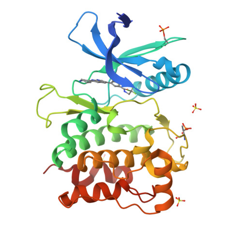 RCSB PDB - 8SV9: Crystal structure of ULK1 kinase domain with inhibitor ...
