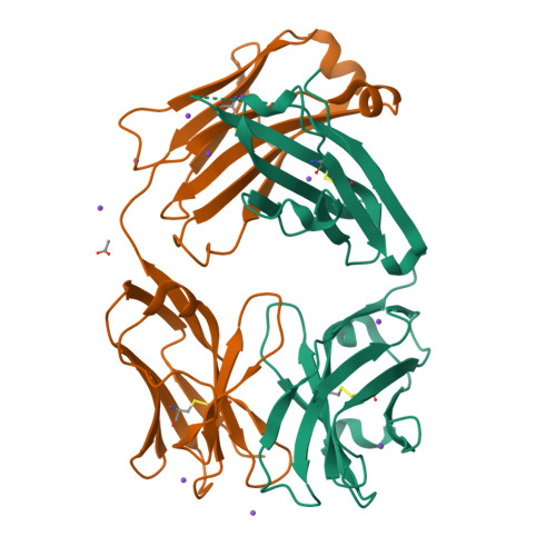 RCSB PDB - 9B76: Crystal structure of humanized 44H10 Fab Version 21