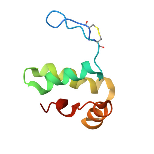 RCSB PDB - 9BD0: Solution Structure of a Disulfide Insertion Mutant of ...