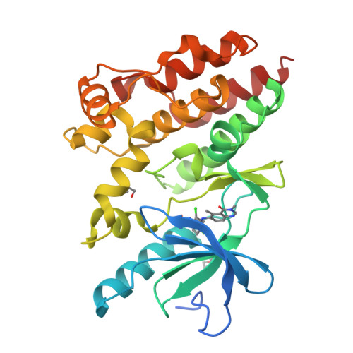 RCSB PDB - 9BFB: Crystal structure of BRAF kinase domain with PF