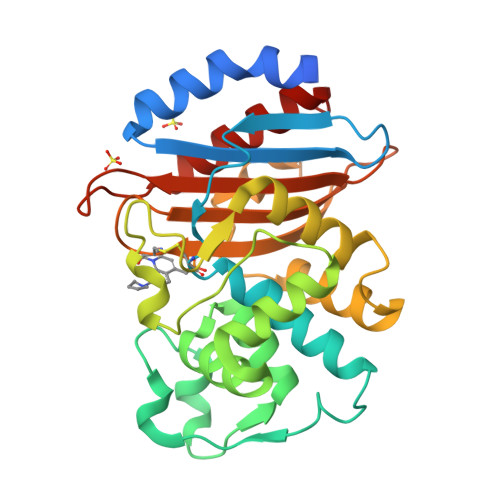 RCSB PDB - 9DTJ: Crystal structure of KPC-2 complexed with compound 13