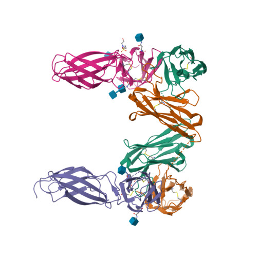 3D molecular structure of nemolizumab-ilto (PDB entry 9EZA)