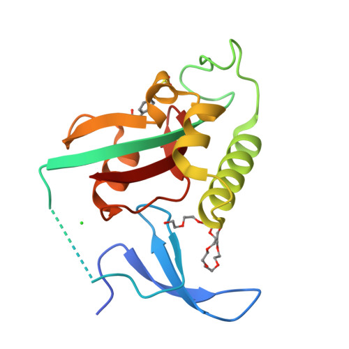 RCSB PDB - 9JYO: Crystal structure of the Pin1 and fragment 2 complex.