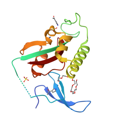 RCSB PDB - 9JZU: Crystal structure of the PIN1 and fragment 14