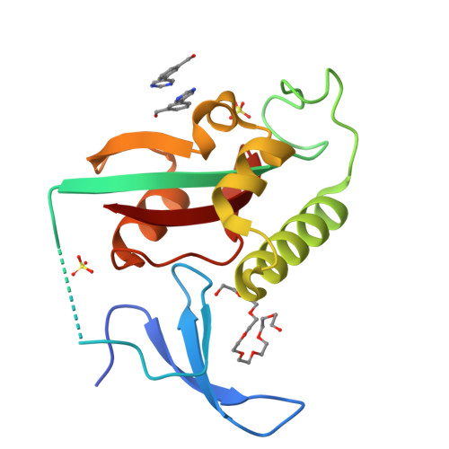 RCSB PDB - 9KES: Crystal structure of the PIN1 and fragment 28 complex.