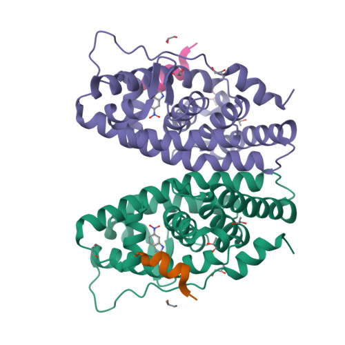 RCSB PDB - 9KNC: Crystal structure of human ERRg LBD in complex with 6 ...