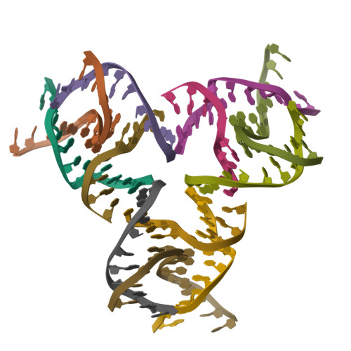 RCSB PDB - 9NDF: [5,8,7,P-1] Shifted tensegrity triangle with an (arm ...