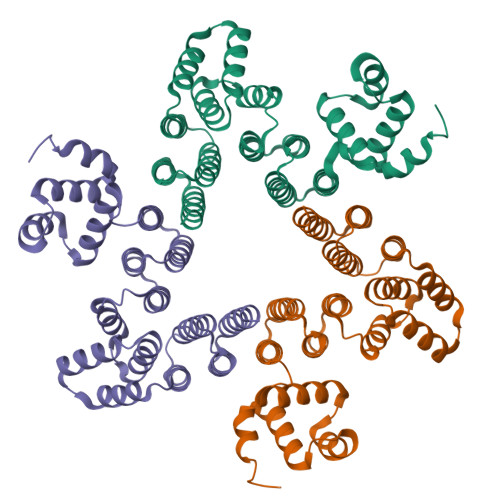 RCSB PDB - 9O59: ZnO Nucleated Z4-C3i Trimer Within the Octahedral
