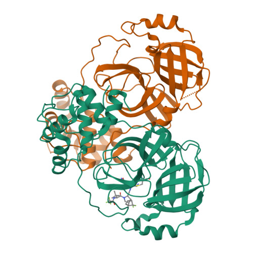 Pac Structure RCSB PDB - 9PAC: Crystal structure of MERS-CoV 3CLpro with ALG-097608 ...