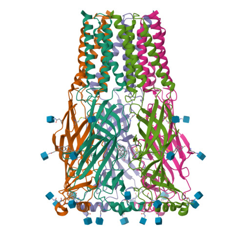 RCSB PDB - 9YI4: Octopus sensory receptor CRT1 bound to Progesterone