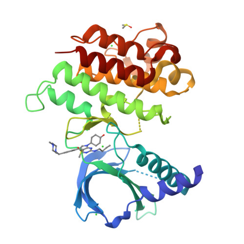 Rcsb Pdb 7ab2 Crystal Structure Of Mertk Kinase Domain In Complex With Unc2025