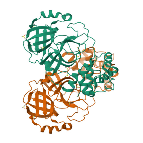 Rcsb Pdb 7ar5 Structure Of Apo Sars Cov 2 Main Protease With Small Beta Angle Space Group C2