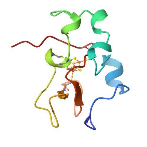 Rcsb Pdb 1b0y Mutant H42q Of Hipip From Chromatium Vinosum At 0 93a