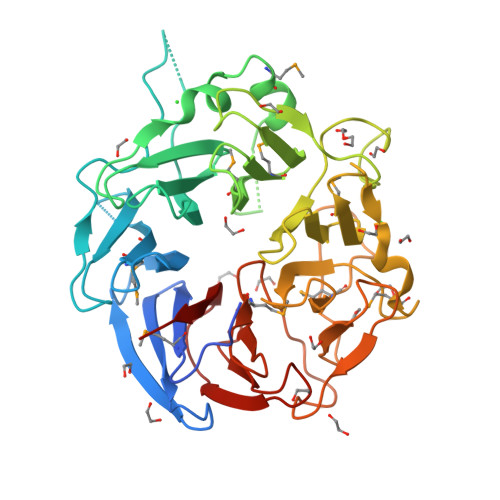 Rcsb Pdb 3b7f Crystal Structure Of A Putative Glycosyl Hydrolase With Bnr Repeats Reut B4987 From Ralstonia Eutropha Jmp134 At 2 20 A Resolution