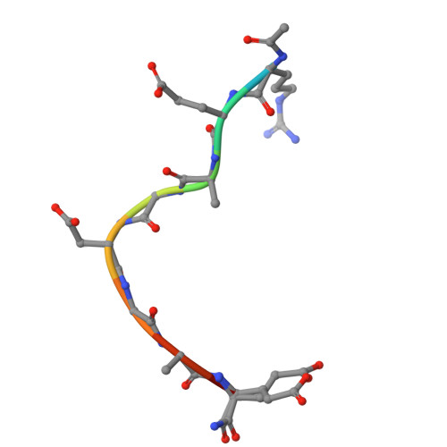 Rcsb Pdb 5bxo Human Tankyrase 2 In Complex With Macrocyclised Extended Peptide Cp4n2m3