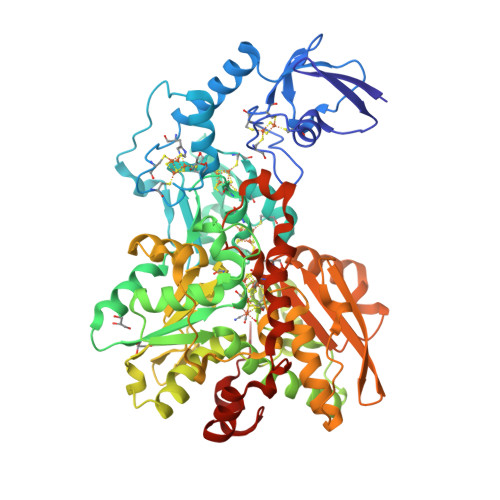 Rcsb Pdb 3c8y 1 39 Angstrom Crystal Structure Of Fe Only Hydrogenase