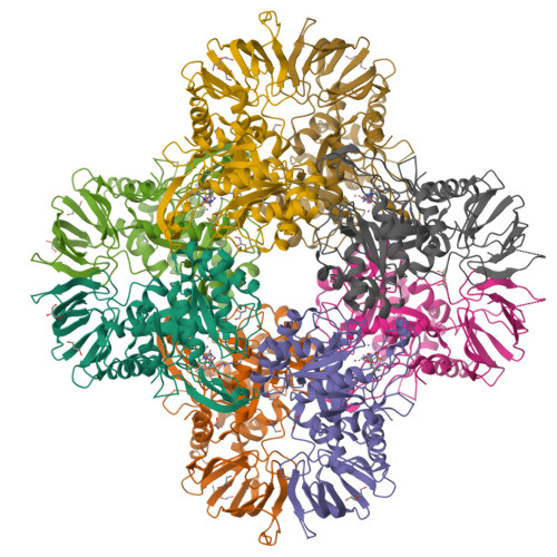 Rcsb Pdb 7cf6 Crystal Structure Of Beta Aspartyl Dipeptidase From Thermophilic Keratin Degrading Fervidobacterium Islandicum Aw 1 In Complex With Beta Asp Leu Dipeptide