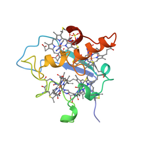 Rcsb Pdb 1czj Cytochrome C Of Class Iii Ambler 26 Kd