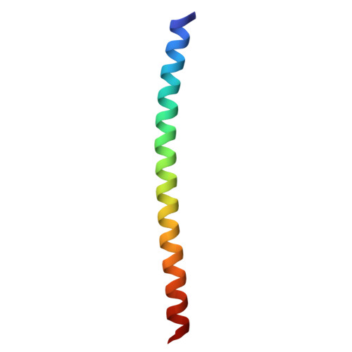 Rcsb Pdb 5d5z Structure Of Chaetomium Thermophilum Skn7 Coiled Coil Domain Crystal Form Ii