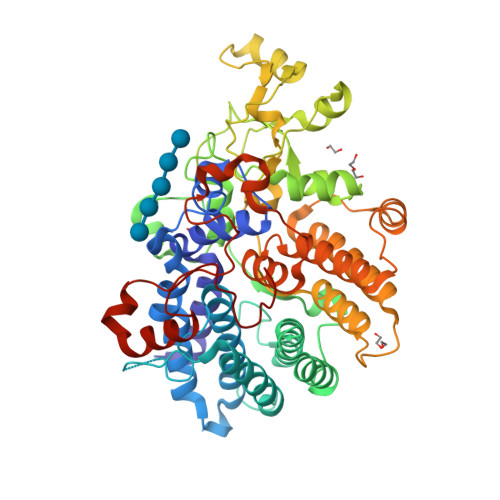 Rcsb Pdb 6dmf Bacteroides Ovatus Mixed Linkage Glucan Utilization Locus Mlgul Sgbp A With Cellohexaose