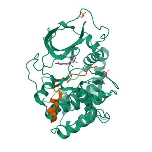 Rcsb Pdb 3e8e Crystal Structures Of The Kinase Domain Of Pka In Complex With Atp Competitive Inhibitors