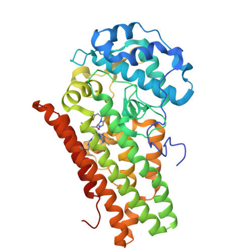 Rcsb Pdb 5ek3 Crystal Structure Of The Indoleamine 2 3 Dioxygenagse 1 Ido1 Complexed With Nlg919 Analogue