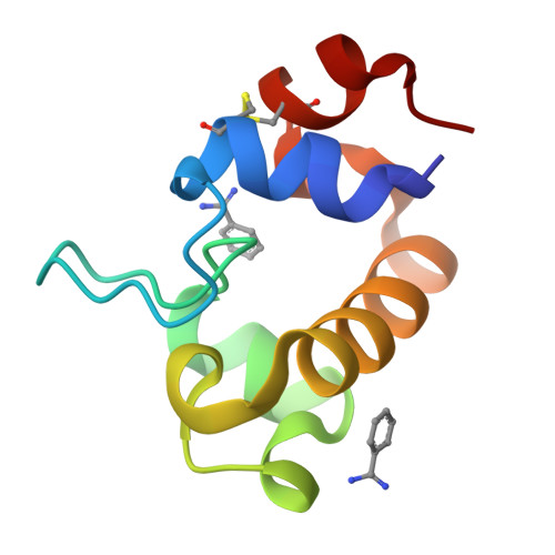 Rcsb Pdb 4emn Crystal Structure Of Rpfb Catalytic Domain In Complex With Benzamidine