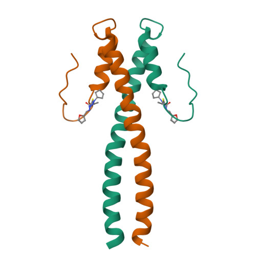 Rcsb Pdb 6evq Solution Nmr Structure Of Eb1 C Terminus 191 260 With A Small Molecule Bound Into The Sxip Binding Site