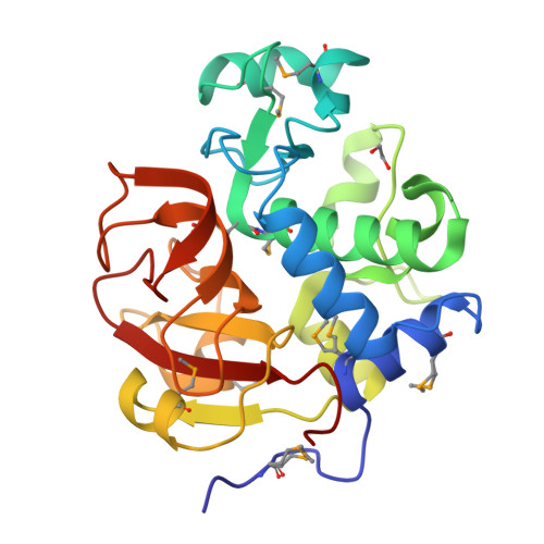 Rcsb Pdb 4eyz Crystal Structure Of An Uncommon Cellulosome Related Protein Module From Ruminococcus Flavefaciens That Resembles Papain Like Cysteine Peptidases