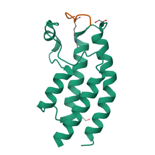 Rcsb Pdb 5ffv Crystal Structure Of The Bromodomain Of Human Brpf1 In Complex With H3k14ac Histone Peptide