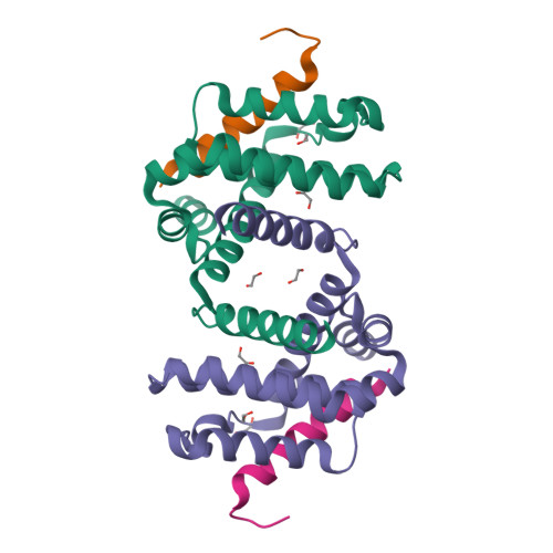 Rcsb Pdb 5fmj Bcl Xl With Mouse Bak Bh3 Q75l Complex