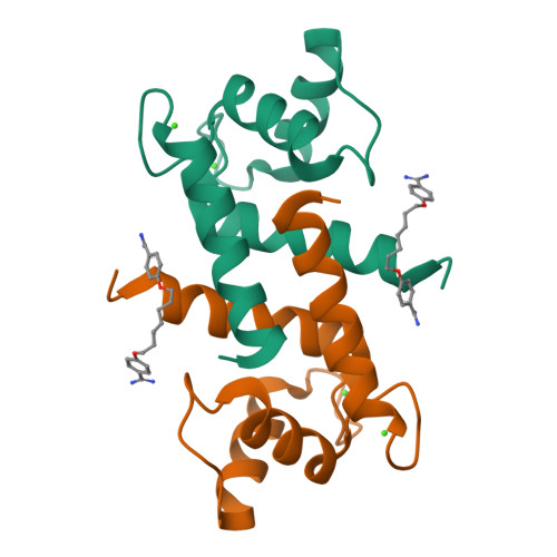 Rcsb Pdb 4fqo Crystal Structure Of Calcium Loaded S100b Bound To Sbi4211