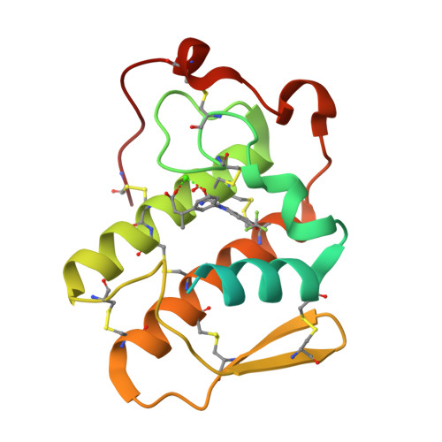 Rcsb Pdb 6g5j Secreted Phospholipase A2 Type X In Complex With Ligand