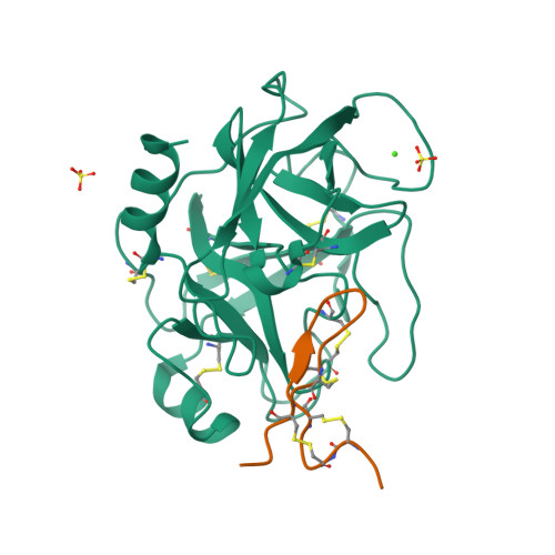 Rcsb Pdb 1g9i Crystal Structure Of Beta Trysin Complex In Cyclohexane